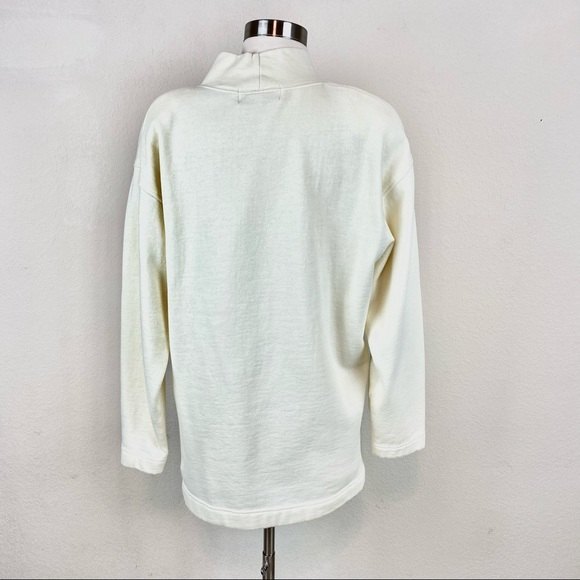 Westbound Vintage Embroidered Mock Neck Christmas Tree Sweatshirt - Picture 4 of 9